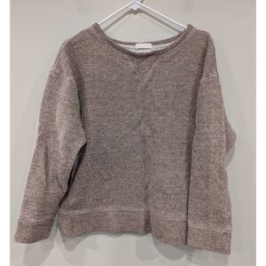 CP Shades Brown Long Sleeve Cotton Wool Blend Pullover Size XS